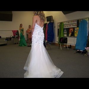 Beautiful strapless fitted dress